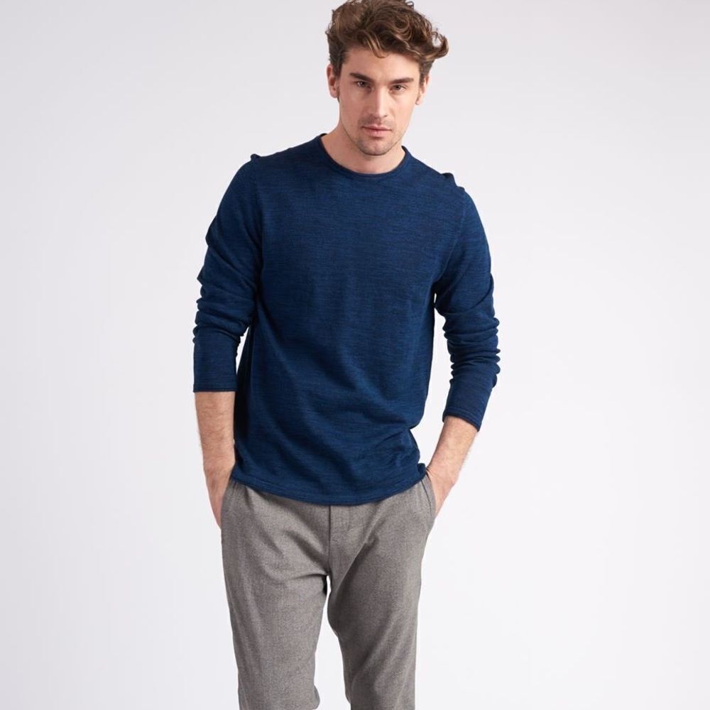 nn07 cobolt blue new Mens longsleeve